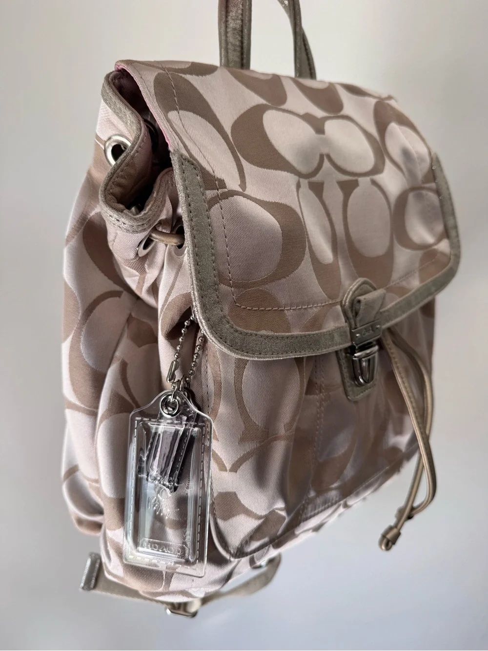 Coach Poppy Signature Backpack